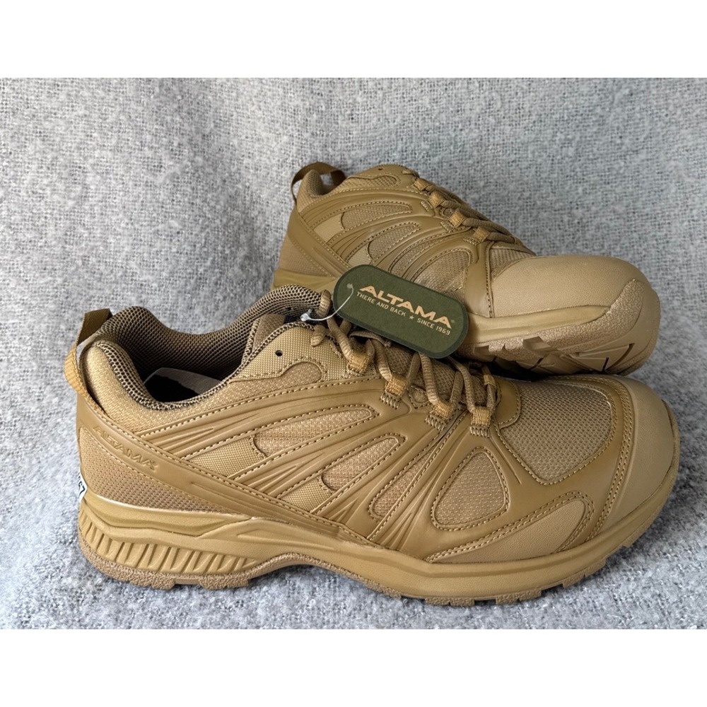 Altama Aboottabad Trail Mens 12 Coyote Tactical Low Top Combat Shoes 355003 NEW